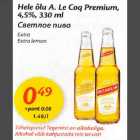 Alkohol - Hele õlu A. Le Coq Рrеmium, 4,5%,330 ml