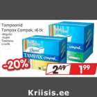 Allahindlus - Tampoonid
Tampax Compak,