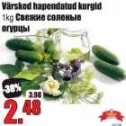 Allahindlus - Värsked hapendatud kurgid
1kg