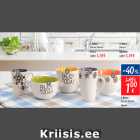 1.Kruus 235 ml, 355 ml - 1,00; 2.Kauss 560 ml, 700 ml - 1,19; Kauss 540 ml - 1,19