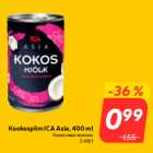 Allahindlus - Kookospiim ICA Asia, 400 ml
