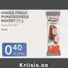 Allahindlus - KINDER PINGUI PIIMATÄIDISEGA BISKVIIT 30 G