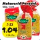 Makaronid Panzani 500g/3sort