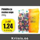 Магазин:Grossi,Скидка:Смесь орехов и изюма 200 г