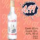 Allahindlus - Eesti džinn Saare Gin, 40%, 50cl