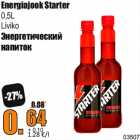 Allahindlus - Energiajook Starter
0,5L
Liviko
