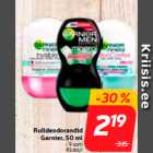 Роликовые дезодоранты
Garnier, 50 мл