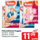 Allahindlus - Püksmähkmed Huggies

