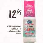 Allahindlus - Džinn Liviko, 38%, 1l+ alkomeeter