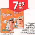 Mähkmed - Pampers Sleep&Play mähkmеd . Midi,58tk/0,13/tk
.Maxi 50 tk /0.15/tk .Junior,42 tk /0.18/tk