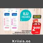 Sanex dušigeelid
allergilisele nahale, 650 ml***