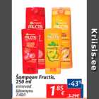Allahindlus - Šampoon Fructis, 250 ml