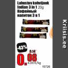Allahindlus - Lahustuv kohvijook
Indian 3 in 1 20g
