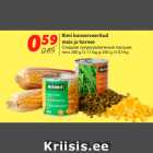 Магазин:Hüper Rimi,Скидка:Сладкая кукуруза/зеленый горошек