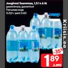 Allahindlus - Joogivesi Saaremaa, 1,5 l x 6 tk