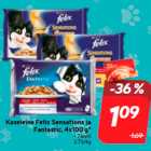 Кошачья еда
 Felix Sensations и
Fantastic, 4x100 г *