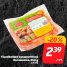 Магазин:Hüper Rimi, Rimi, Mini Rimi,Скидка:Классические куриные крылышки
Rannamõisa, 850 г