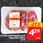 Магазин:Hüper Rimi, Rimi, Mini Rimi,Скидка:Отбивная из свиной шеи без костей
RImi, 800 г