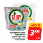 Nõudepesumasinakapslid
Fairy
