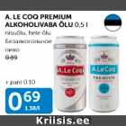 Allahindlus - A.LE COG PREMIUM ALKOHOLIVABA ÕLU 0,5 L