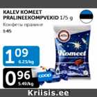 KALEV KOMEET PRALINEEKOMPVEKID 175 G