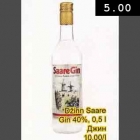 Džinn Sааrе Gin 40%, 0,5l