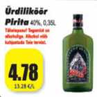 Магазин:Grossi,Скидка:Ликер Pirita 40%, 0,35 л
