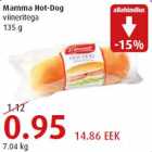 Allahindlus - Mamma Hot-Dog viineritega 135 g