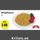 Mulgikapsas, kg