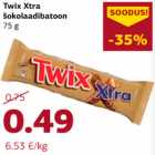 Магазин:Comarket,Скидка:Шоколадная плитка Twix Xtra
75 г