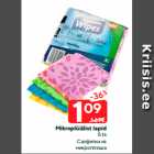 Mikroplüüšist lapid
5 tk
