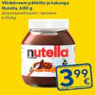 Allahindlus - Võidekreem pähklite ja kakaoga
Nutella, 600 g
