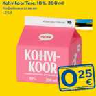 Kohvikoor Tere, 10%, 200 ml
