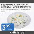 COOP KOKAD MARINEERITUD HEERINGAS HAPUKOOREGA 500 G