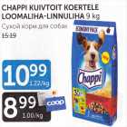 CHAPPI KUIVTOIT KOERTELE LOOMALIHA-LINNULIHA 9 kg
