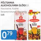 PÕLTSAMAA ALKOHOOLIVABA GLÖGI 1 L