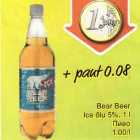 Bear Beer Ice õlu 5%, 1 l