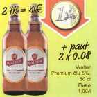 Walter Premium õlu 5%,50 cl