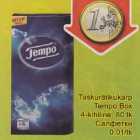Allahindlus - Taskurätikukarp Tempo Box 4-kihiline, 80 tk