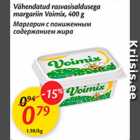 Vähendatud rasvasisaldusega margariin Voimix, 400 g