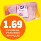 Värske ja Hea broilerikintsud seljaosaga, kg