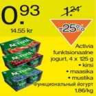 Allahindlus - Activia funktsionaalne jogurt