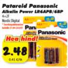 Patareid Panasonic Alkalin Power LR6APB/6BR 4+2F