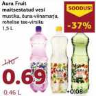 Магазин:Comarket,Скидка:Ароматизированная вода Aura Fruit