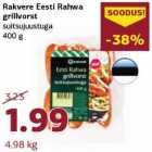 Rakvere Eesti Rahwa
grillvorst
suitsujuustuga
400 g