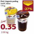 Zott Liegeois puding
vanilli, kakao
175 g