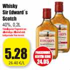 Allahindlus - Whisky Sir Edward´s Scotch