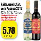 Allahindlus - Kaits. geogr. täh. vein Pasqua 2015