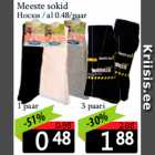 Allahindlus - Meeste sokid
