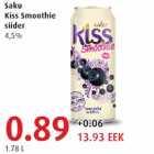 Allahindlus - Saku Kiss Smoothie siider